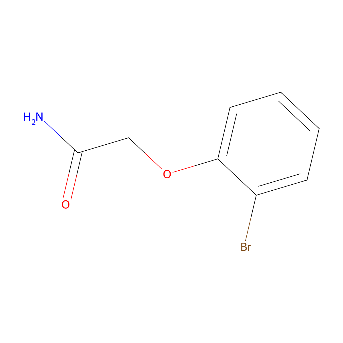 2-(2-Bromophenoxy)acetamide molecular structure, CAS 35368-74-2