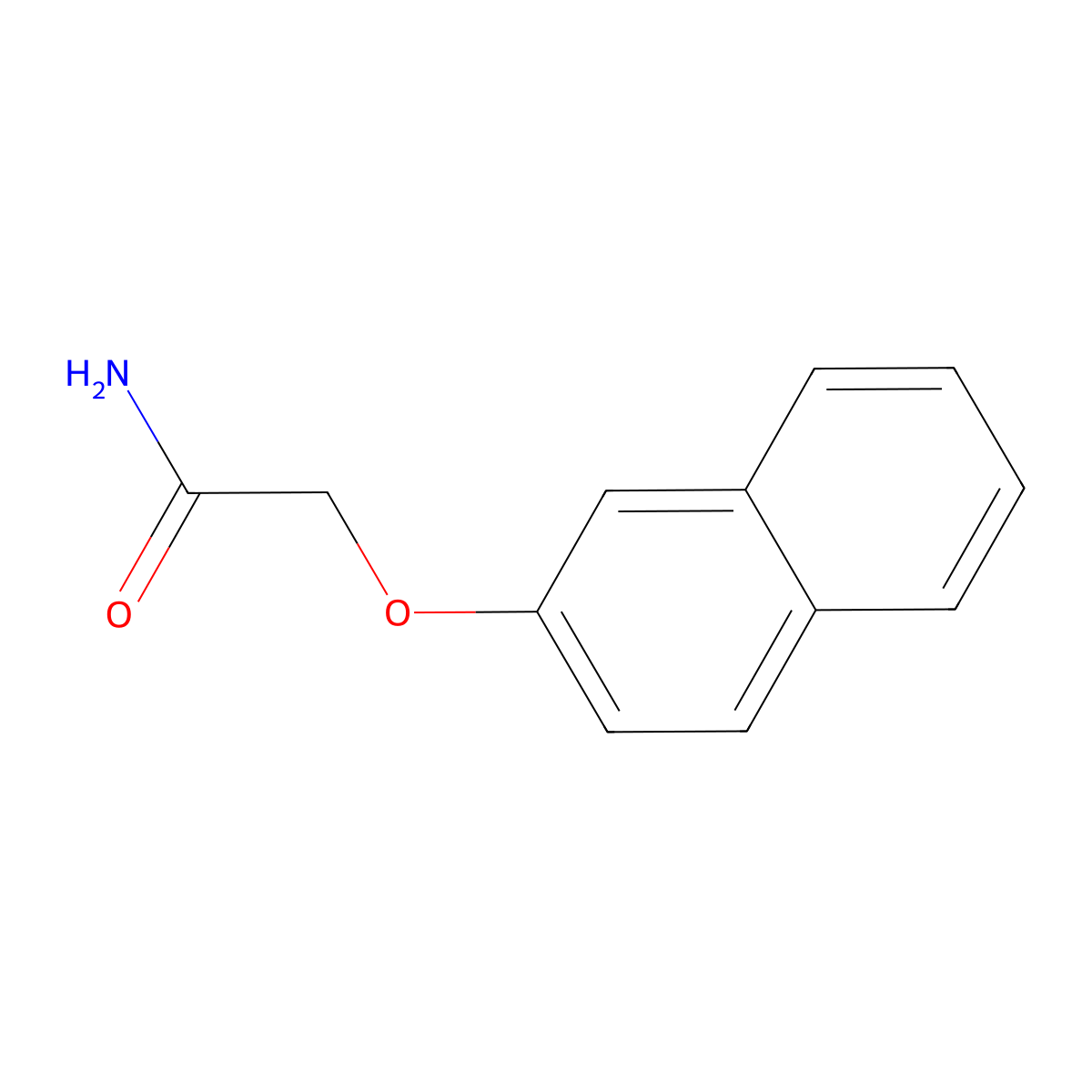 2-(2-Naphthyloxy)acetamide molecular structure, CAS 35368-77-5