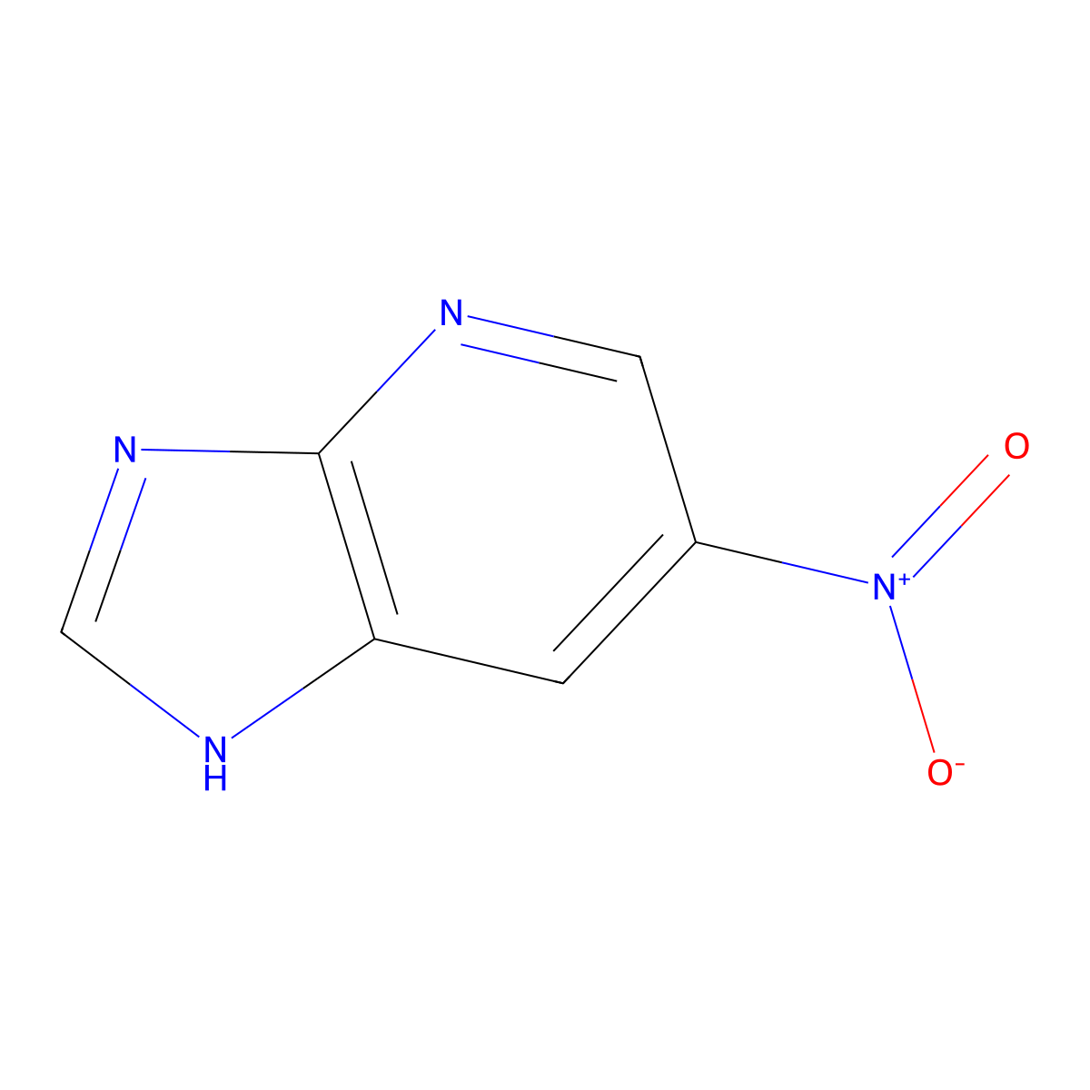 6-Nitro-3H-imidazo[4,5-b]pyridine molecular structure, CAS 3537-09-5