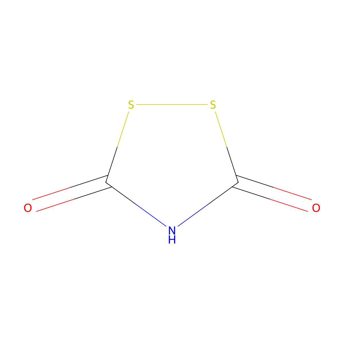1,2,4-Dithiazolidine-3,5-dione molecular structure, CAS 35371-97-2