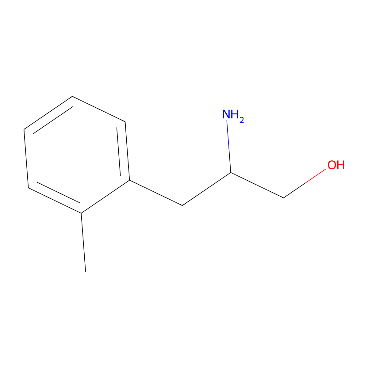 beta-Amino-2-methylbenzenepropanol molecular structure, CAS 35373-64-9