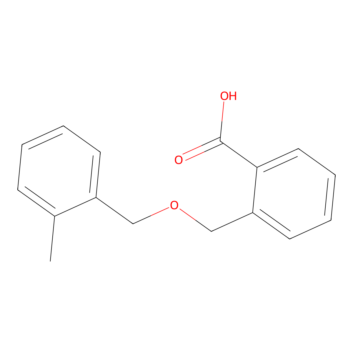 2-(2-Methyl-benzyloxymethyl)-benzoic acid molecular structure, CAS 353747-88-3