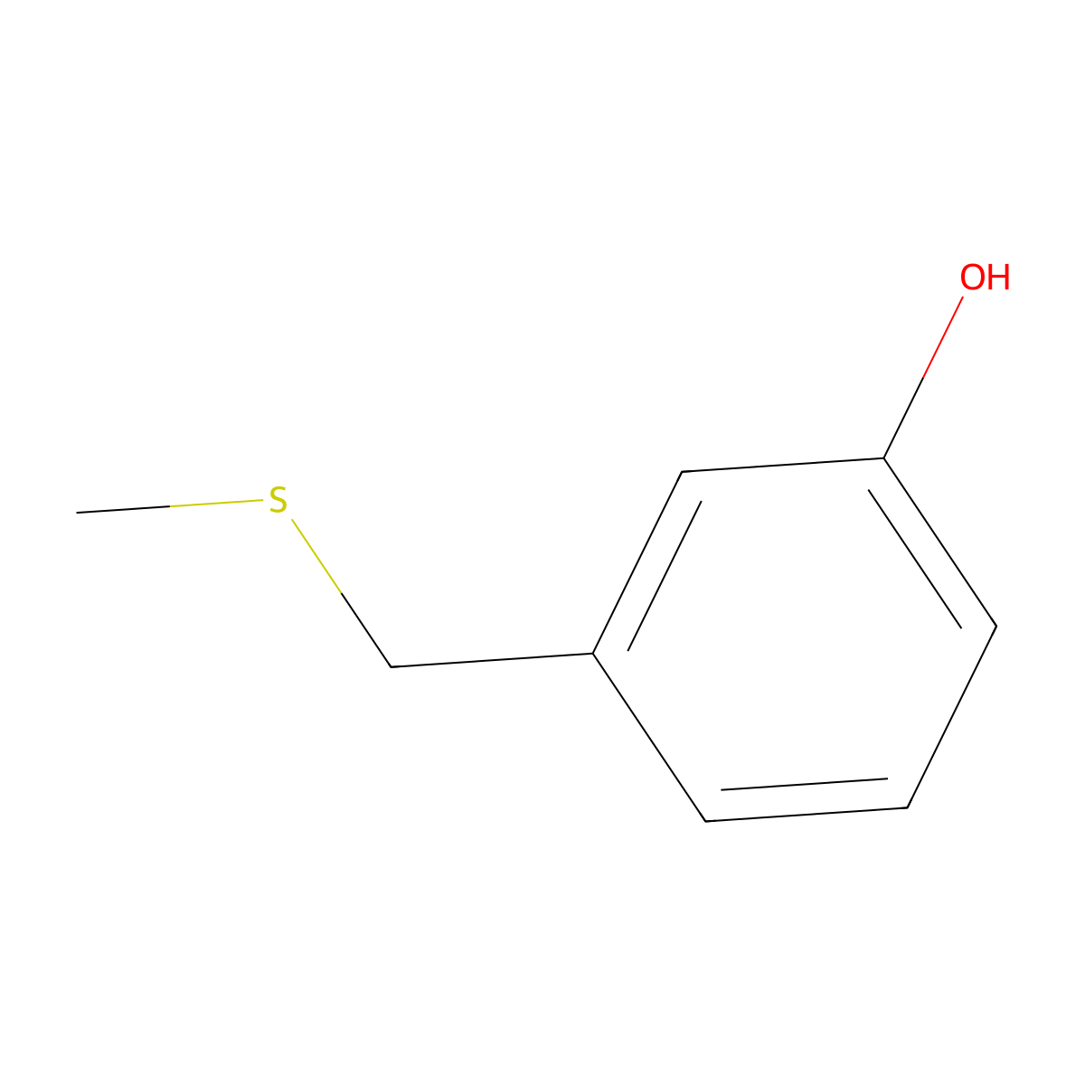 3-((Methylthio)methyl)phenol molecular structure, CAS 35377-64-1