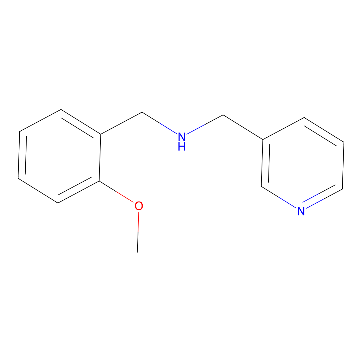 N-(2-Methoxybenzyl)-1-(pyridin-3-yl)methanamine molecular structure, CAS 353779-38-1