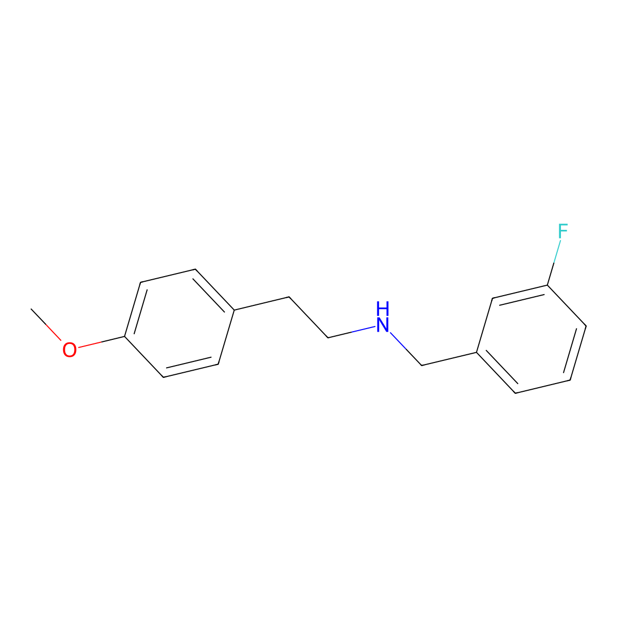 (3-Fluorobenzyl)[2-(4-methoxyphenyl)ethyl]amine molecular structure, CAS 353779-40-5