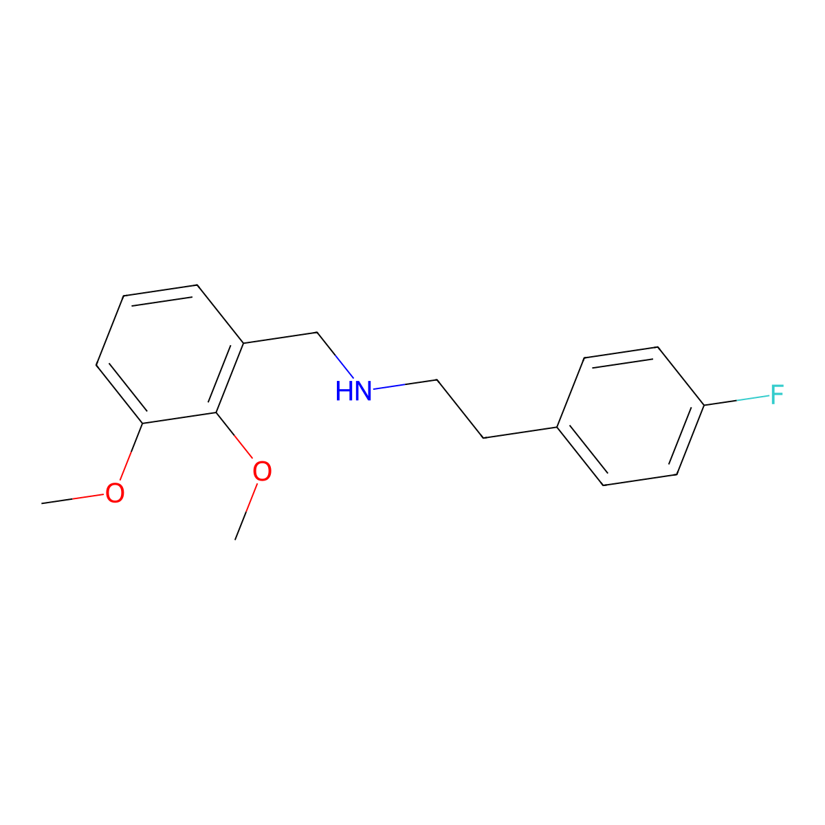 (2,3-Dimethoxybenzyl)[2-(4-fluorophenyl)ethyl]amine molecular structure, CAS 353779-64-3