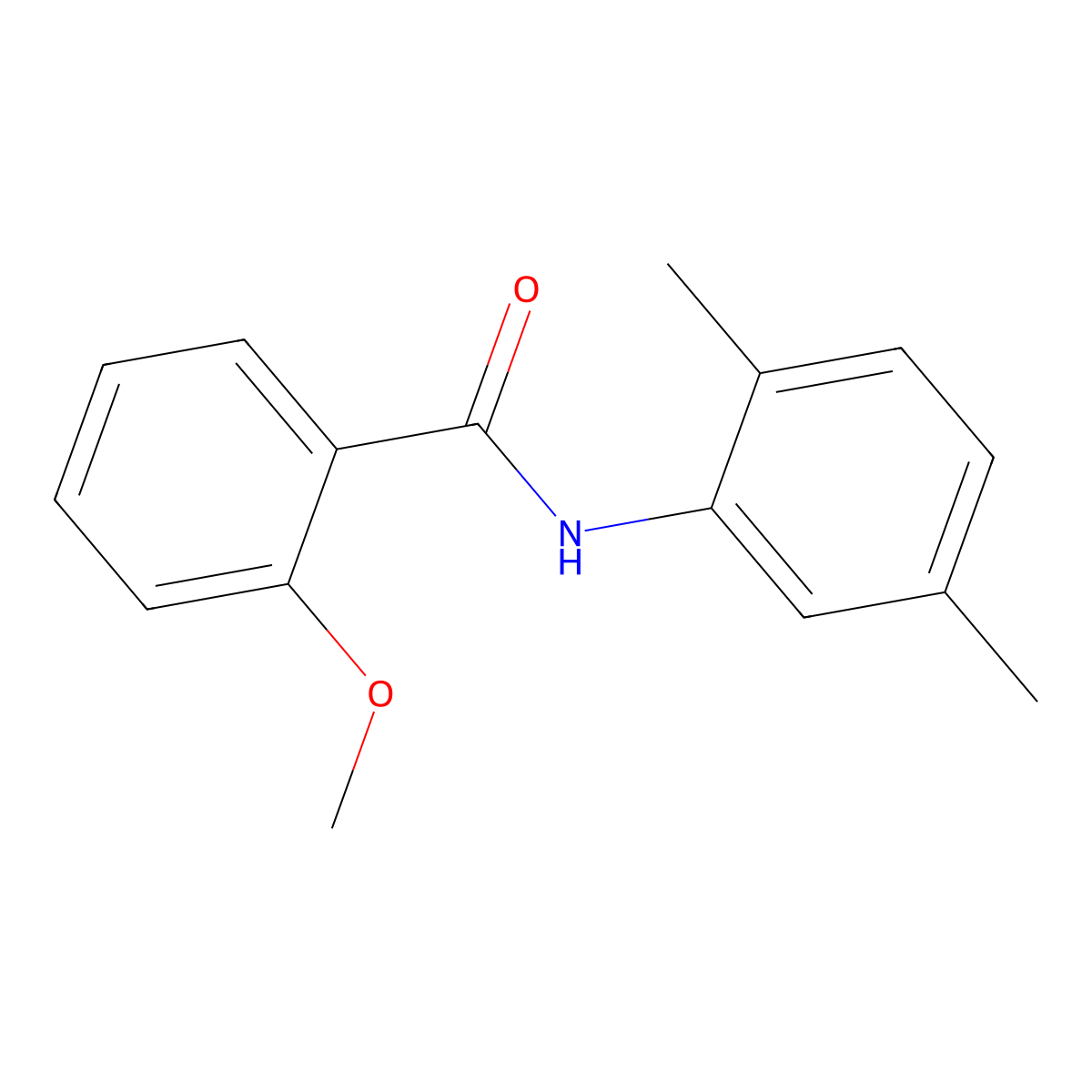 N-(2,5-dimethylphenyl)-2-methoxybenzamide molecular structure, CAS 353783-62-7