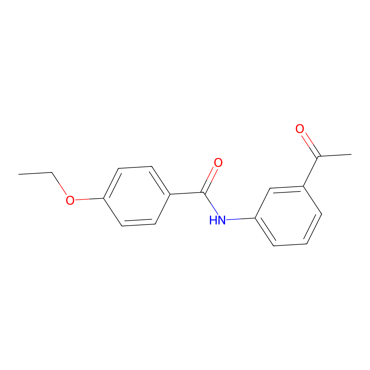 N-(3-acetylphenyl)-4-ethoxybenzamide molecular structure, CAS 353785-78-1