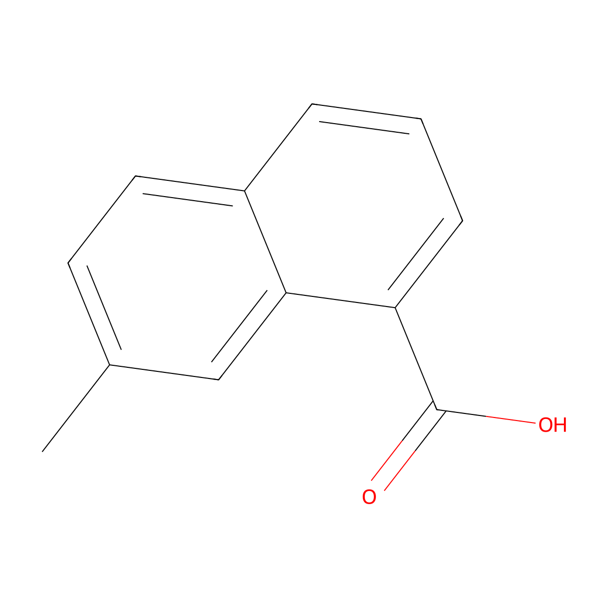 7-Methylnaphthalene-1-carboxylic acid molecular structure, CAS 35387-22-5