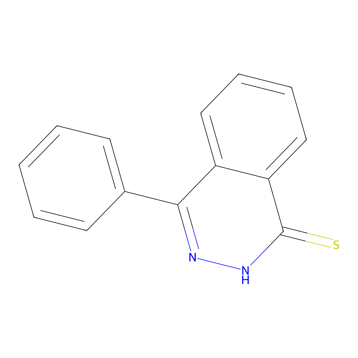 4-Phenyl-phthalazine-1-thiol molecular structure, CAS 35392-60-0
