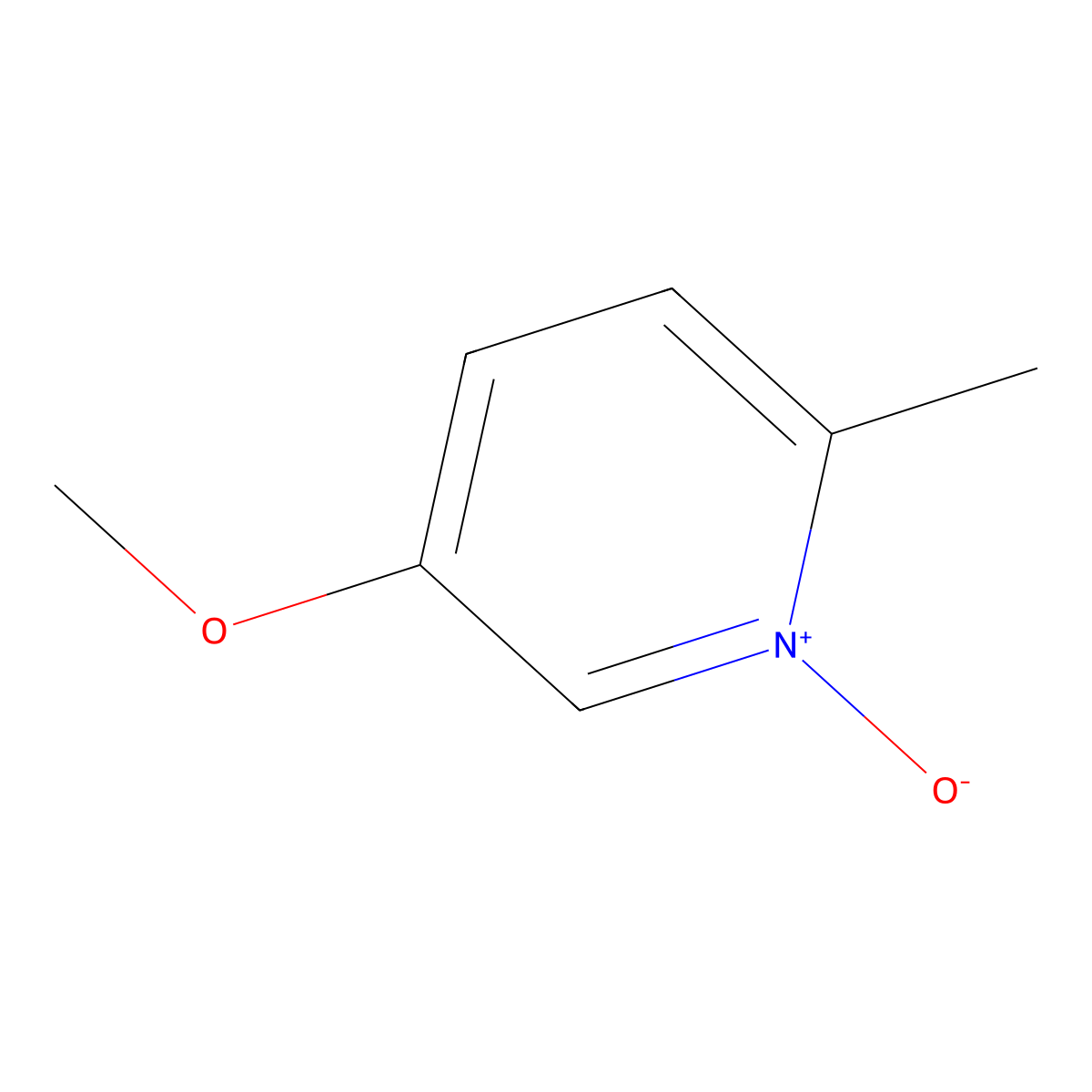 5-Methoxy-2-methyl-1-oxo-1lambda~5~-pyridine molecular structure, CAS 35392-66-6