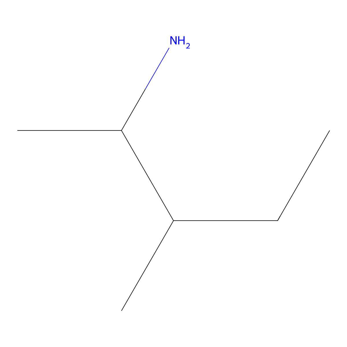 3-Methyl-2-pentanamine molecular structure, CAS 35399-81-6