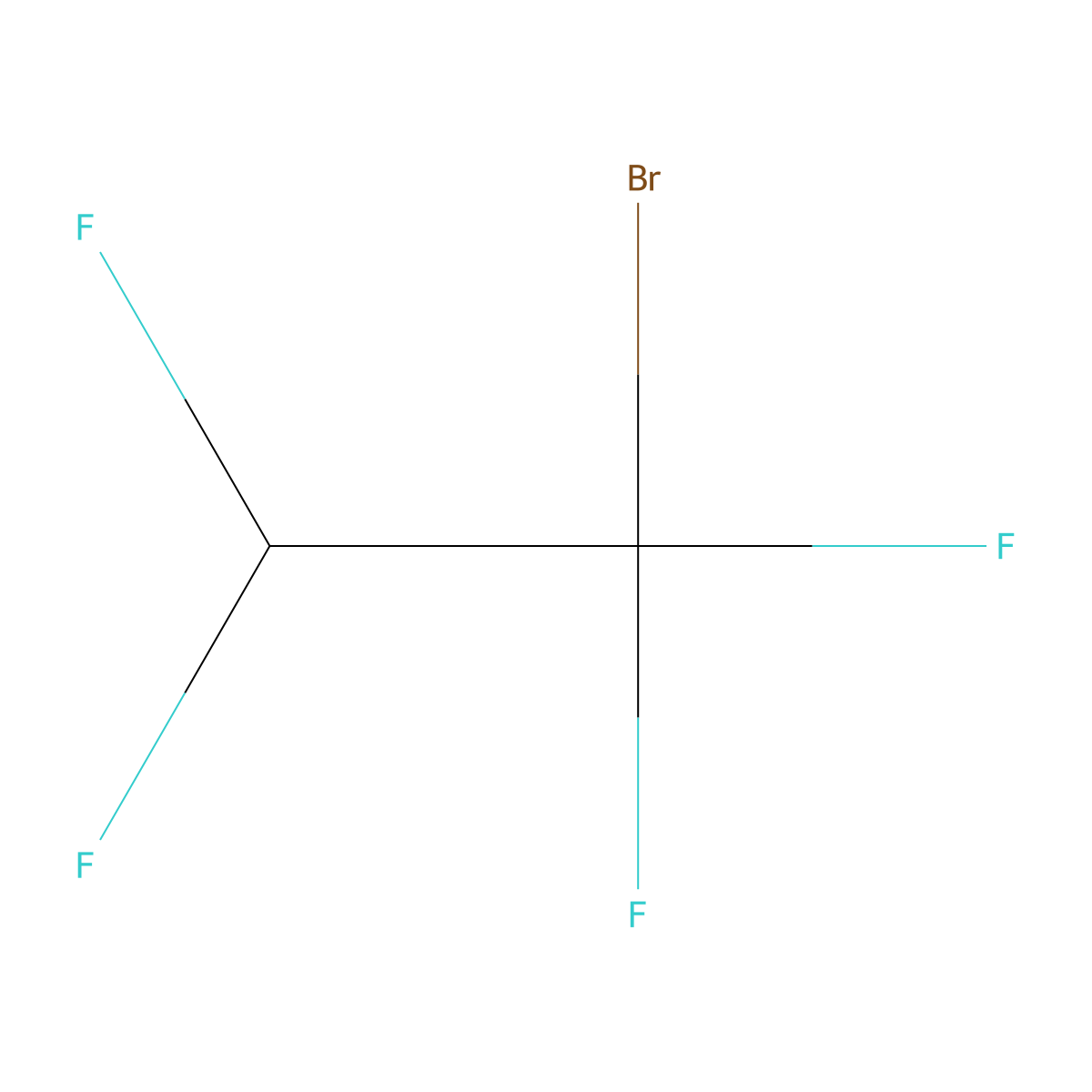 1-Bromo-1,1,2,2-tetrafluoroethane molecular structure, CAS 354-07-4