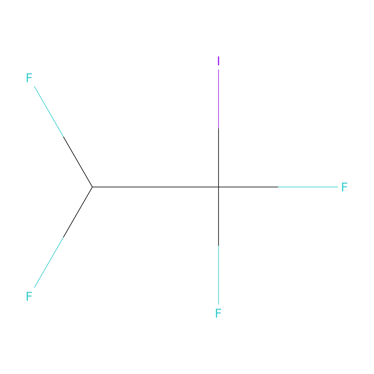 1,1,2,2-Tetrafluoroethyl iodide molecular structure, CAS 354-41-6