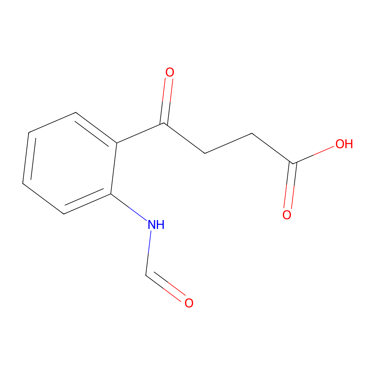 4-(2-Formamidophenyl)-4-oxobutanoic acid molecular structure, CAS 35402-54-1