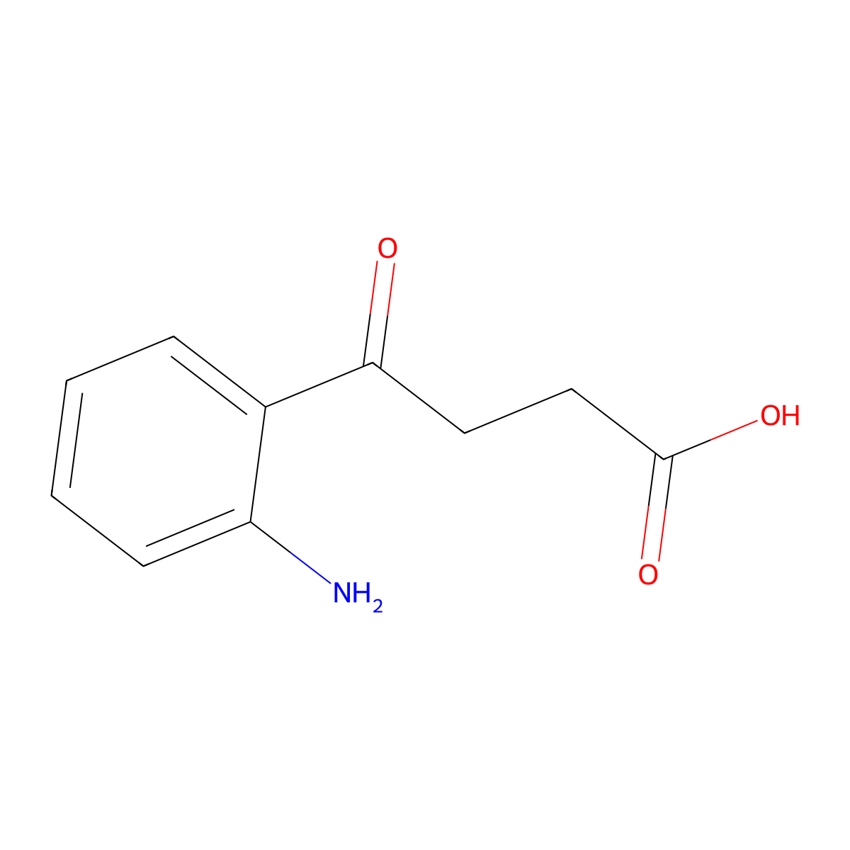 2-Amino-gamma-oxobenzenebutanoic acid molecular structure, CAS 35402-55-2