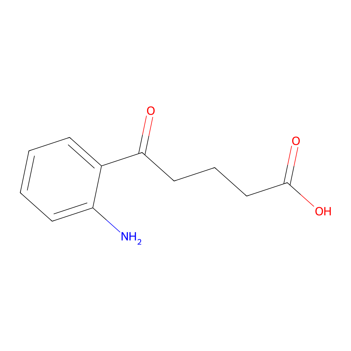 5-(2-Aminophenyl)-5-oxopentanoic acid molecular structure, CAS 35402-57-4