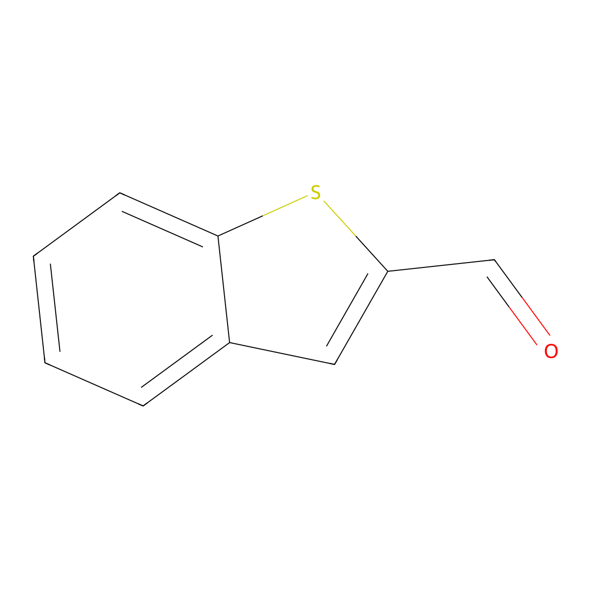 1-Benzothiophene-2-carbaldehyde molecular structure, CAS 3541-37-5