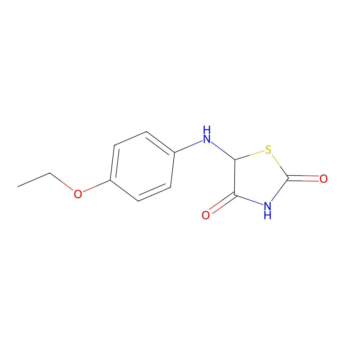 5-(4-Ethoxyanilino)-1,3-thiazolidine-2,4-dione molecular structure, CAS 354124-82-6