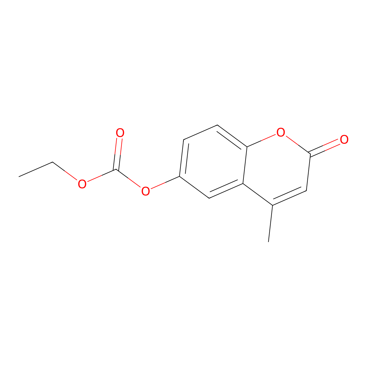 ethyl 4-methyl-2-oxo-2H-chromen-6-yl carbonate molecular structure, CAS 354130-60-2