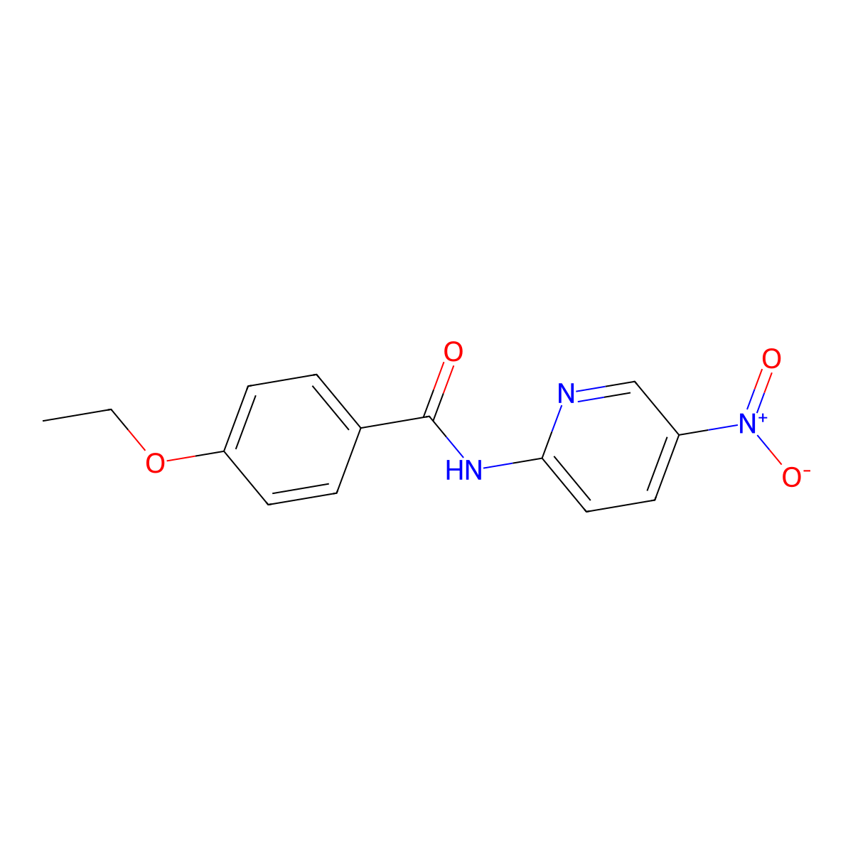 4-ethoxy-N-(5-nitropyridin-2-yl)benzamide molecular structure, CAS 354141-45-0