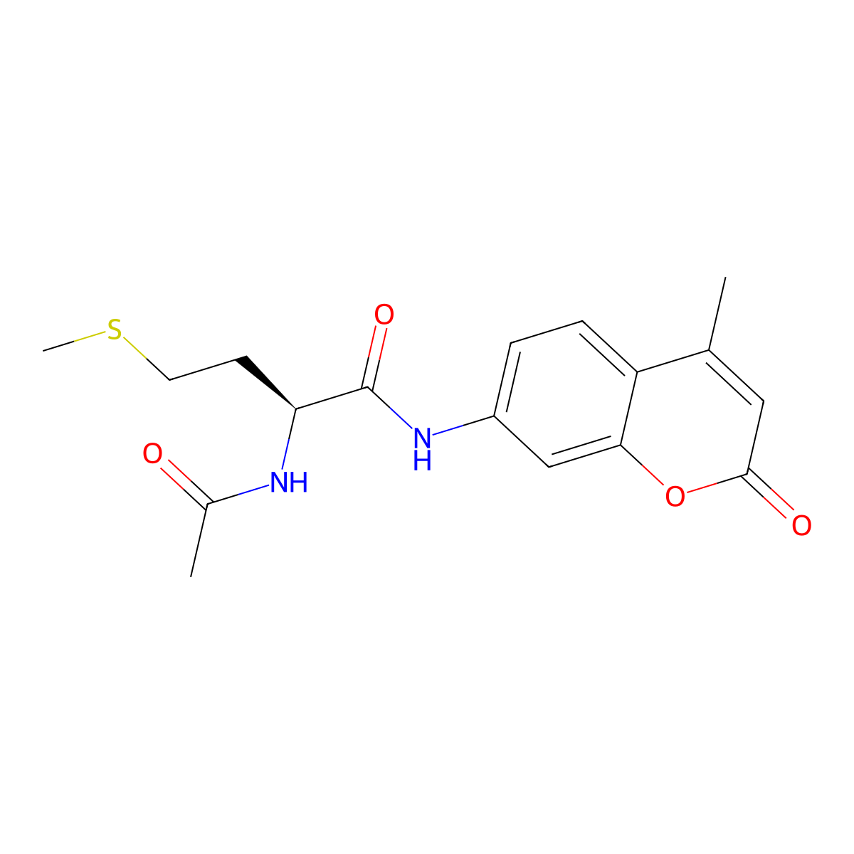 AC-Met-amc molecular structure, CAS 354152-20-8