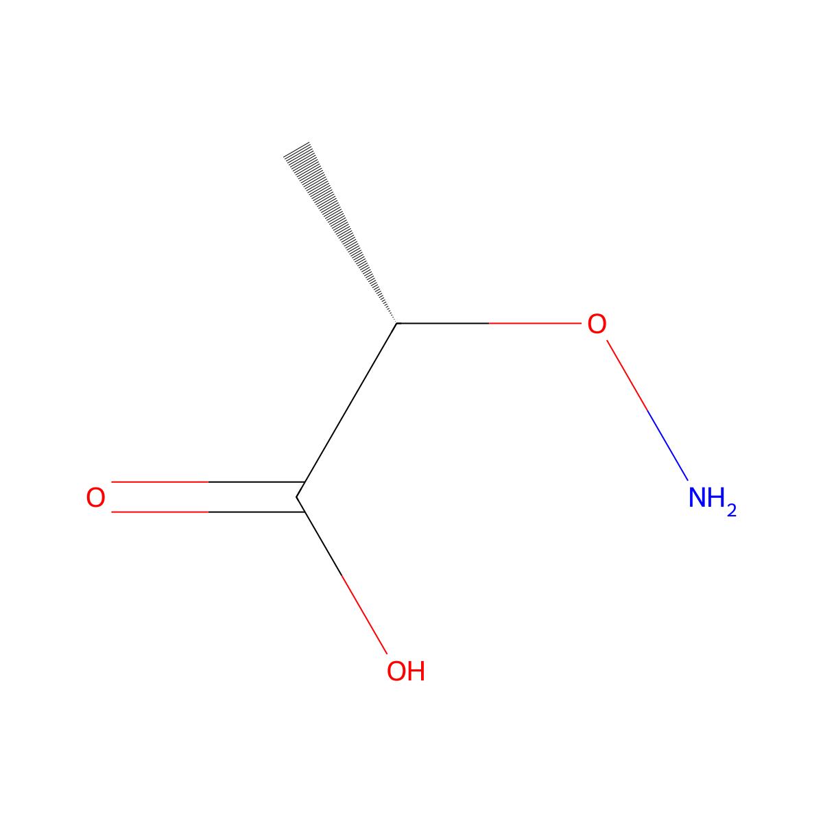 (2S)-2-(aminooxy)propanoic acid molecular structure, CAS 35419-88-6
