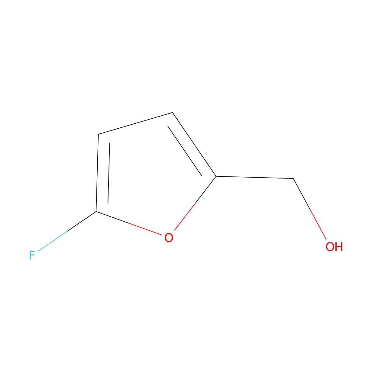 (5-Fluorofuran-2-yl)methanol molecular structure, CAS 35421-00-2