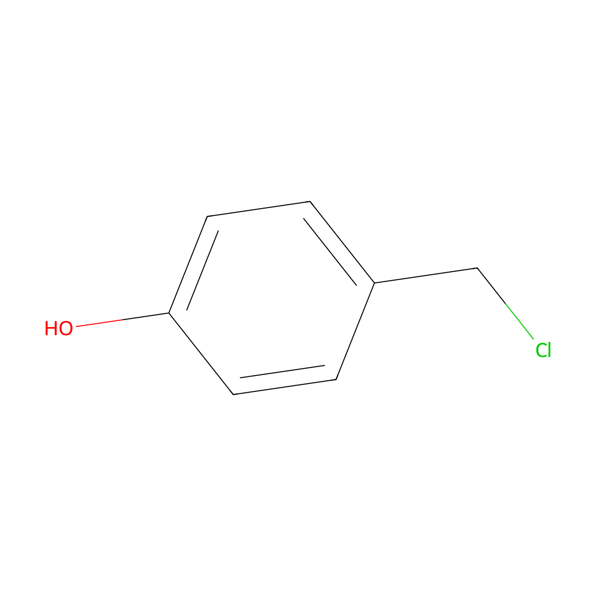 4-(Chloromethyl)phenol molecular structure, CAS 35421-08-0