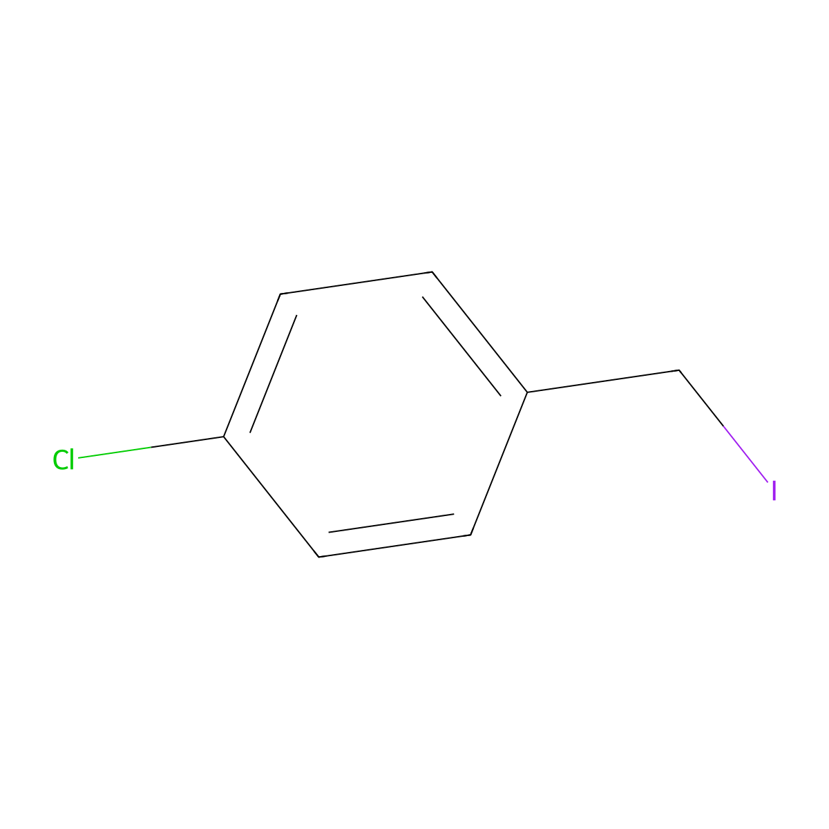 1-Chloro-4-(iodomethyl)benzene molecular structure, CAS 35424-56-7