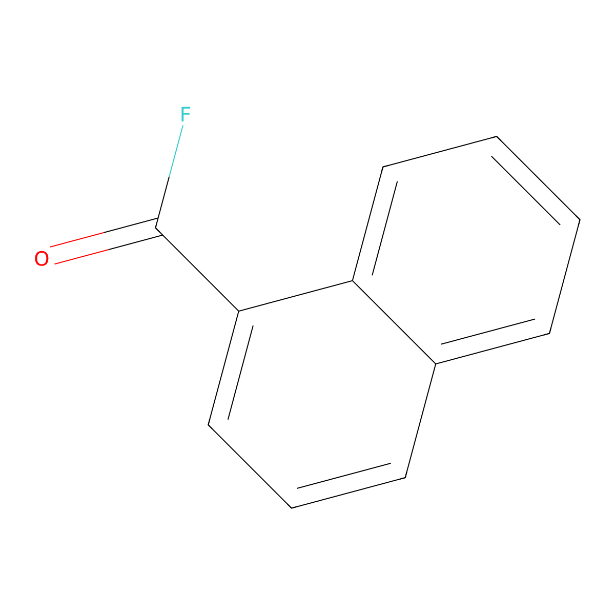 1-Naphthoyl fluoride molecular structure, CAS 35424-74-9