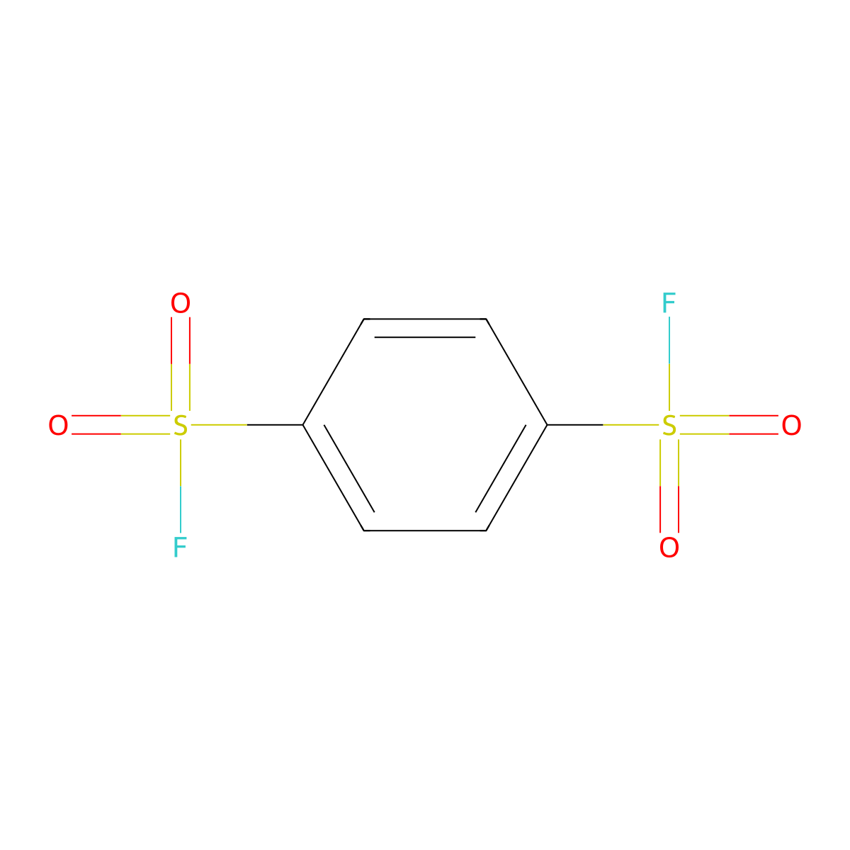 Benzene-1,4-disulfonyl difluoride molecular structure, CAS 35426-72-3