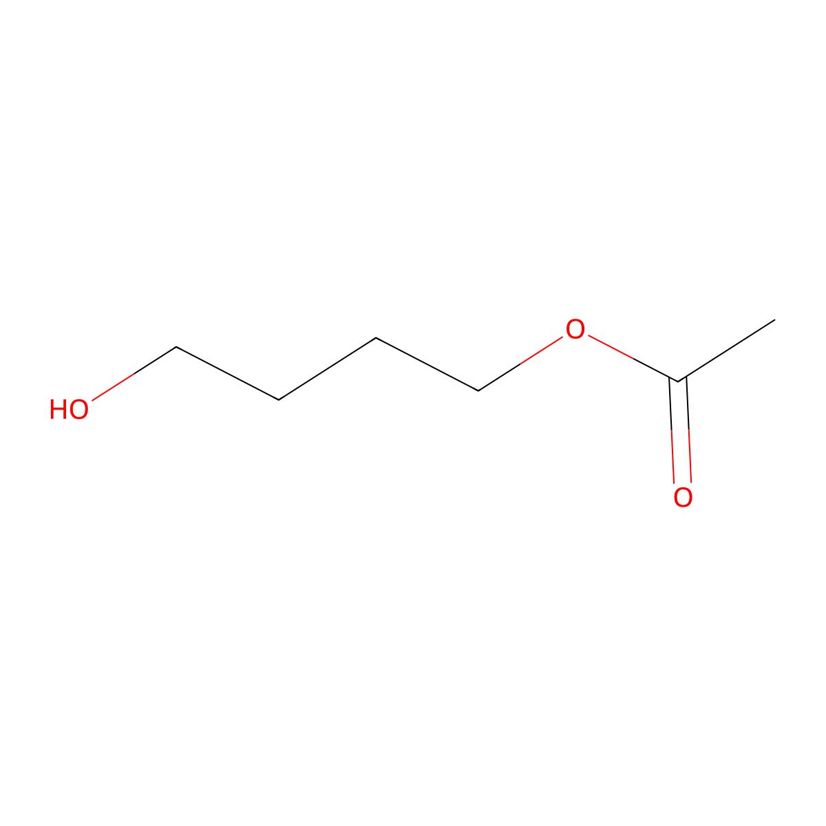 4-Hydroxybutyl acetate molecular structure, CAS 35435-68-8