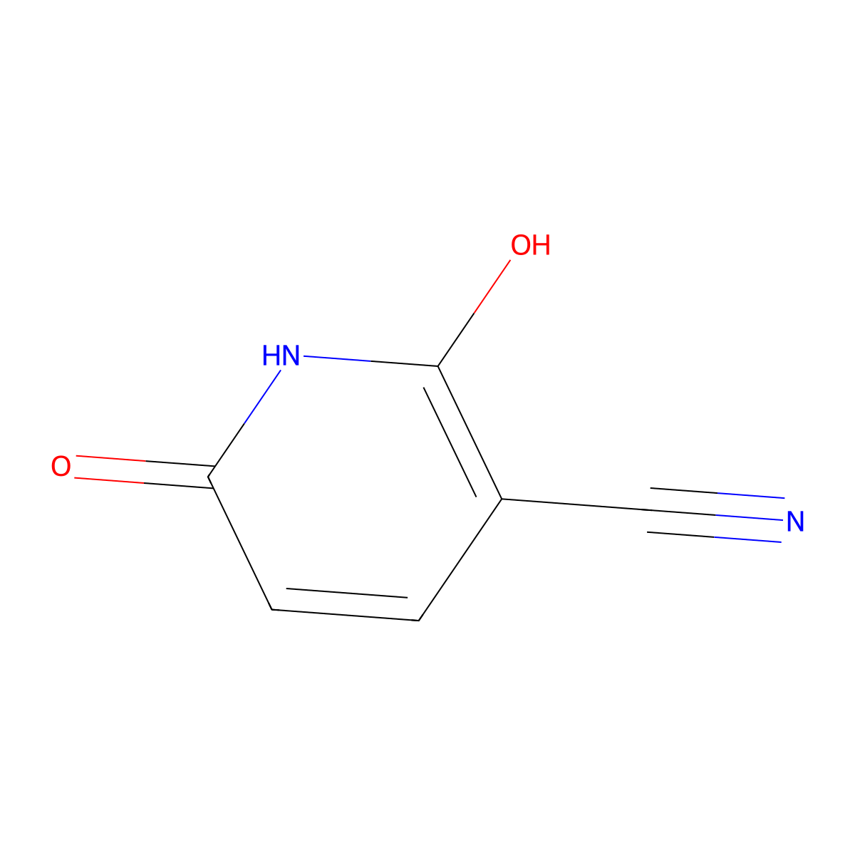 2,6-Dihydroxy-3-cyanopyridine molecular structure, CAS 35441-10-2