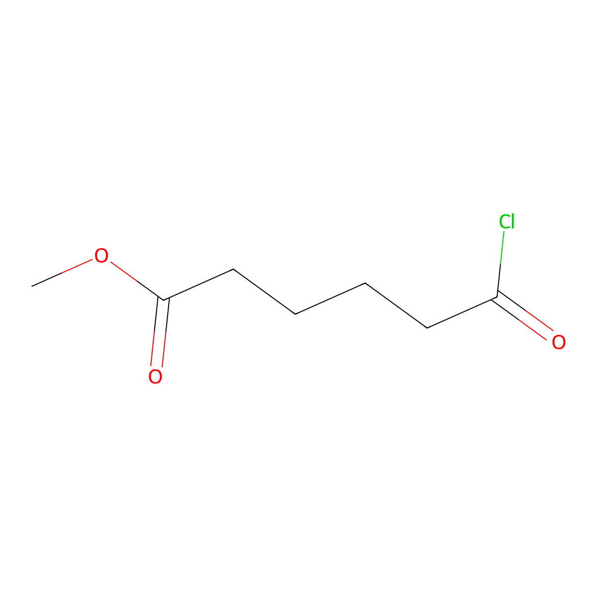 Methyl 6-chloro-6-oxohexanoate molecular structure, CAS 35444-44-1