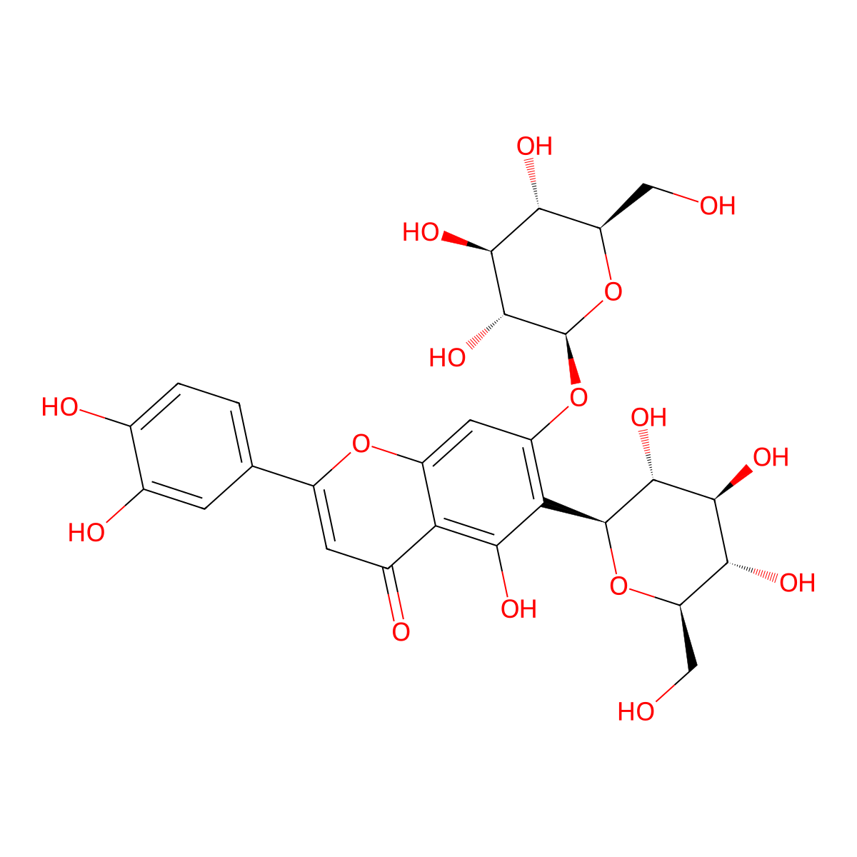 Lutonarin molecular structure, CAS 35450-86-3