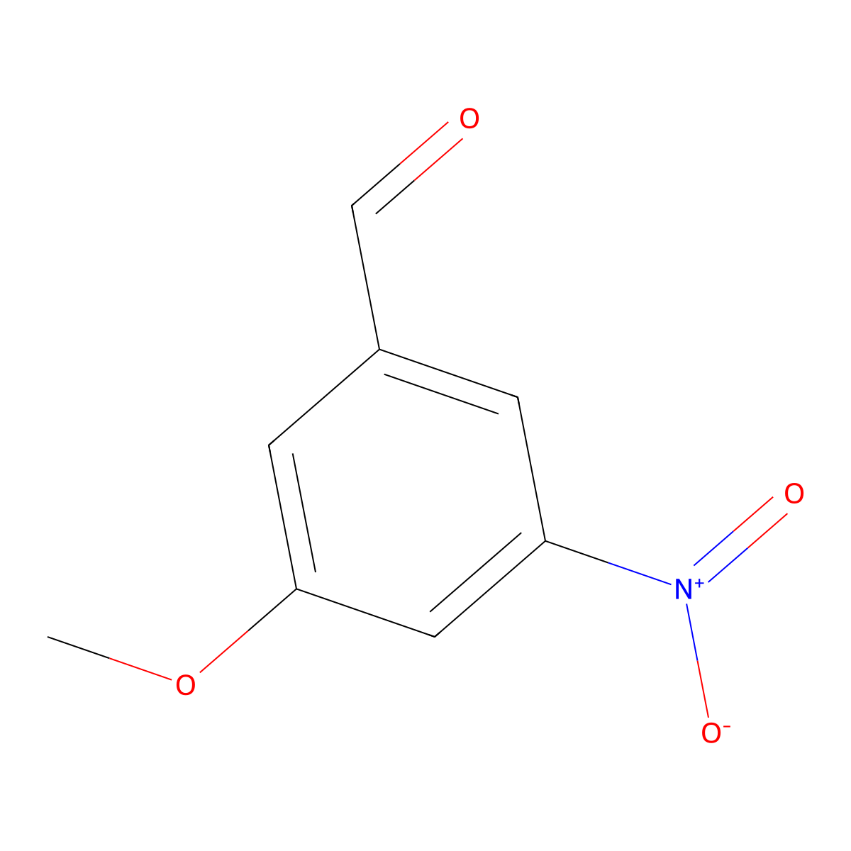 3-Methoxy-5-nitrobenzaldehyde molecular structure, CAS 354512-22-4