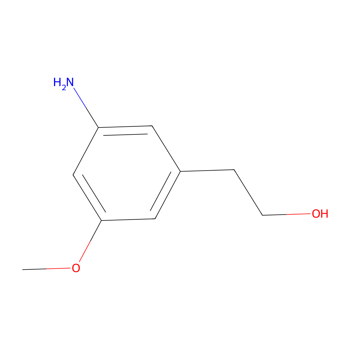 2-(3-Amino-5-methoxyphenyl)ethanol molecular structure, CAS 354512-41-7