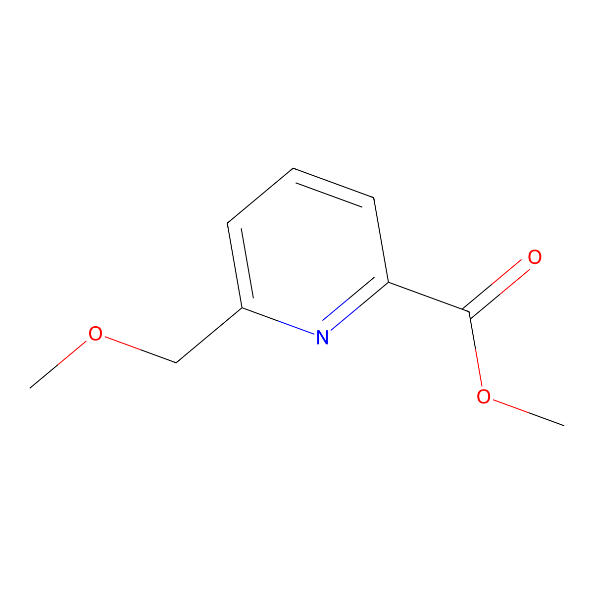 Methyl 6-(methoxymethyl)picolinate molecular structure, CAS 354517-88-7