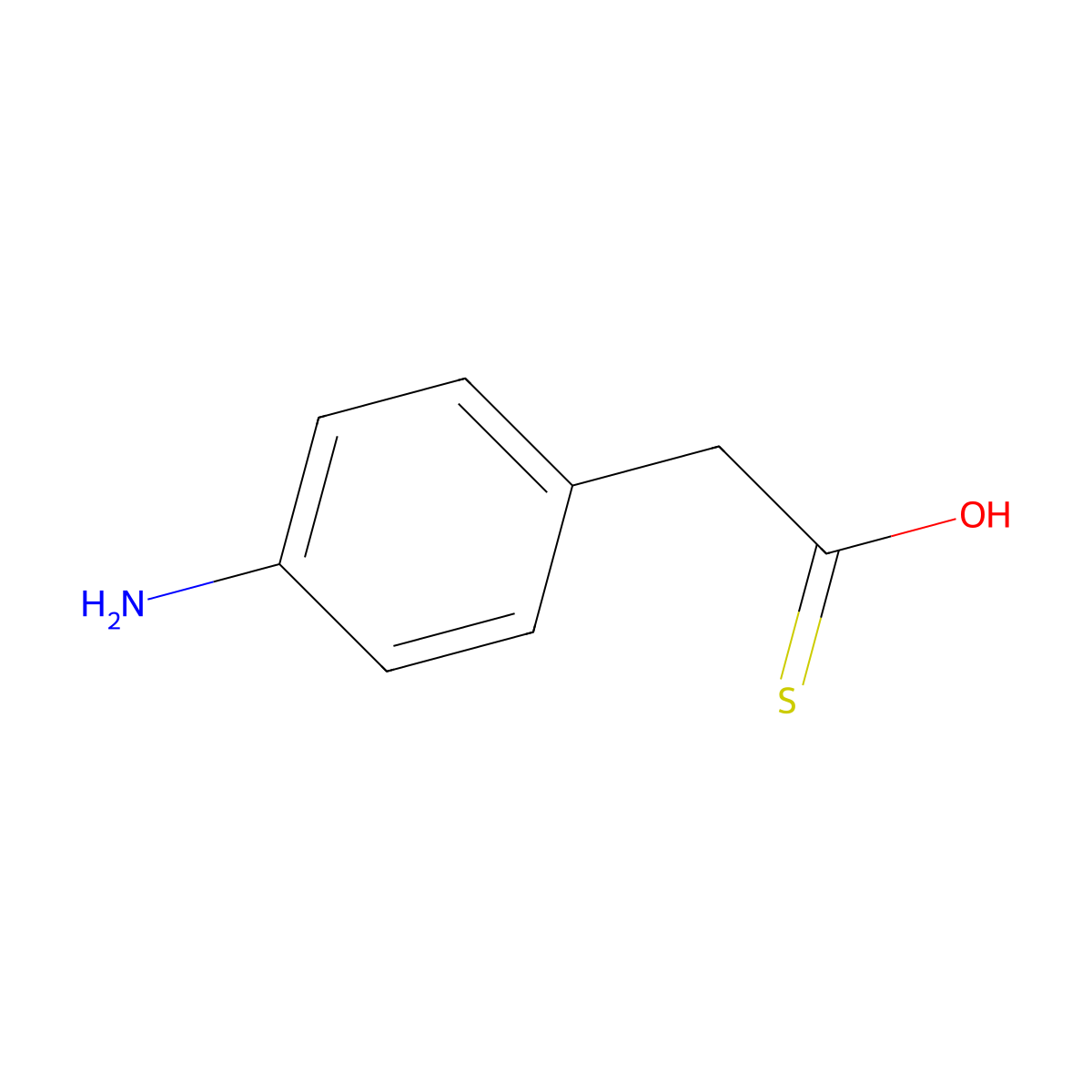 (4-aminophenyl)ethanethioic O-acid molecular structure, CAS 354531-38-7