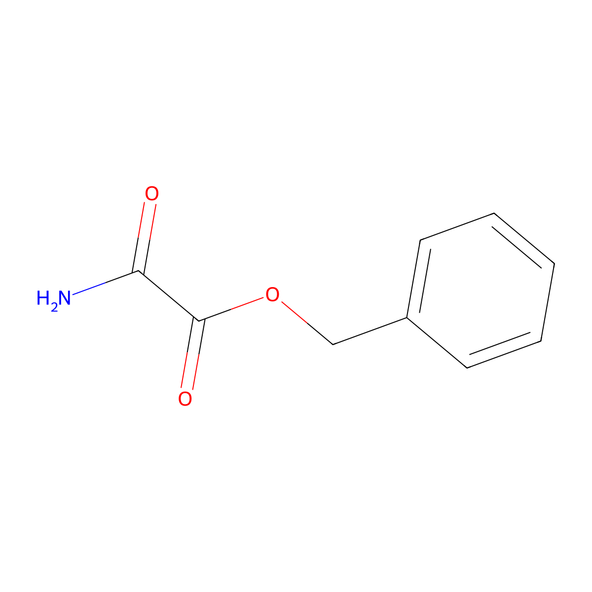 Benzyl amino(oxo)acetate molecular structure, CAS 35454-01-4