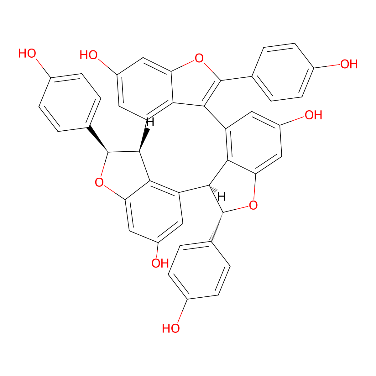 Caraphenol A molecular structure, CAS 354553-35-8