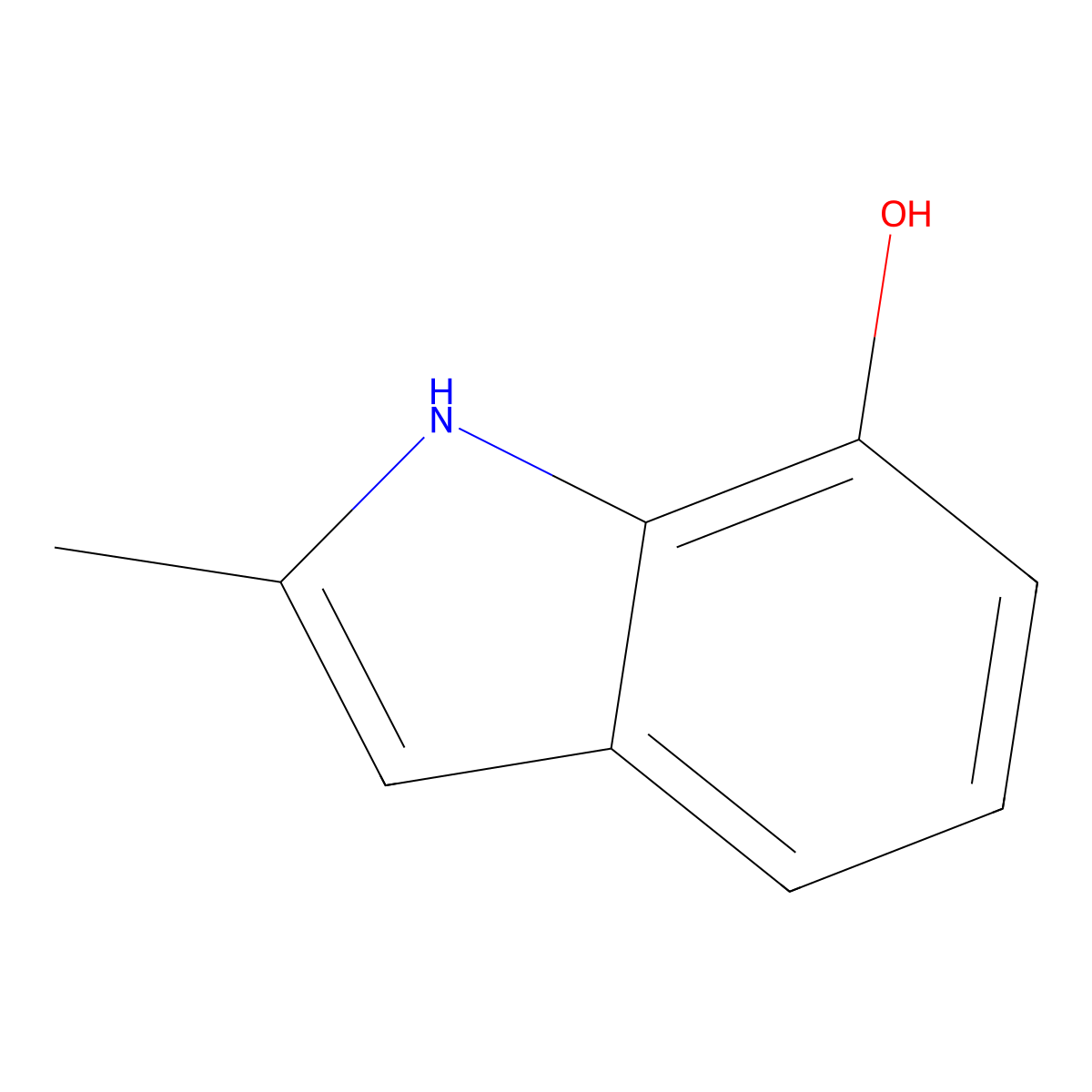 2-methyl-1H-indol-7-ol molecular structure, CAS 354573-94-7