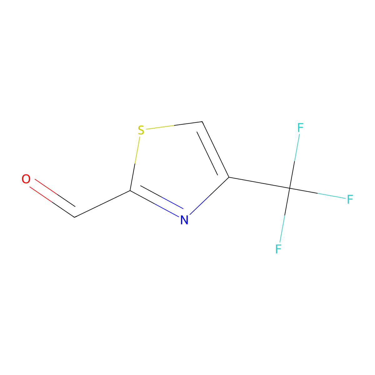 4-Trifluoromethyl-thiazole-2-carbaldehyde molecular structure, CAS 354587-75-0