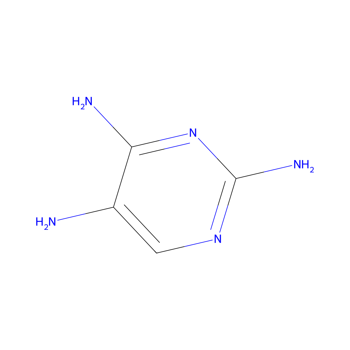 Pyrimidine-2,4,5-triamine molecular structure, CAS 3546-50-7