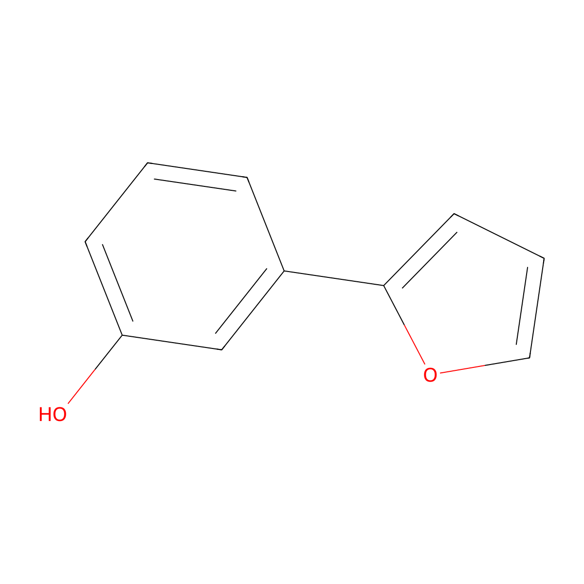 3-(Furan-2-yl)phenol molecular structure, CAS 35461-95-1