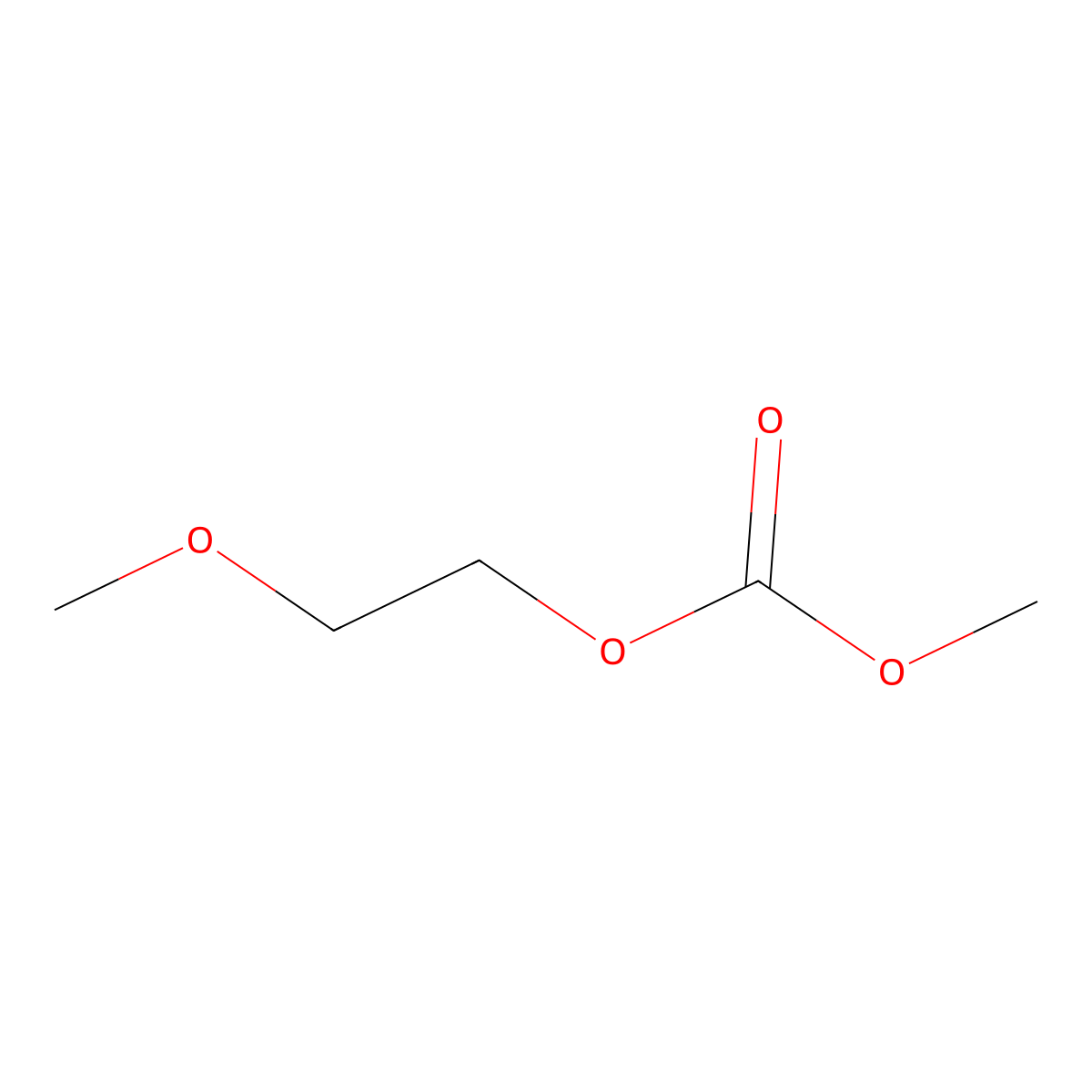 2-Methoxyethyl methyl carbonate molecular structure, CAS 35466-86-5