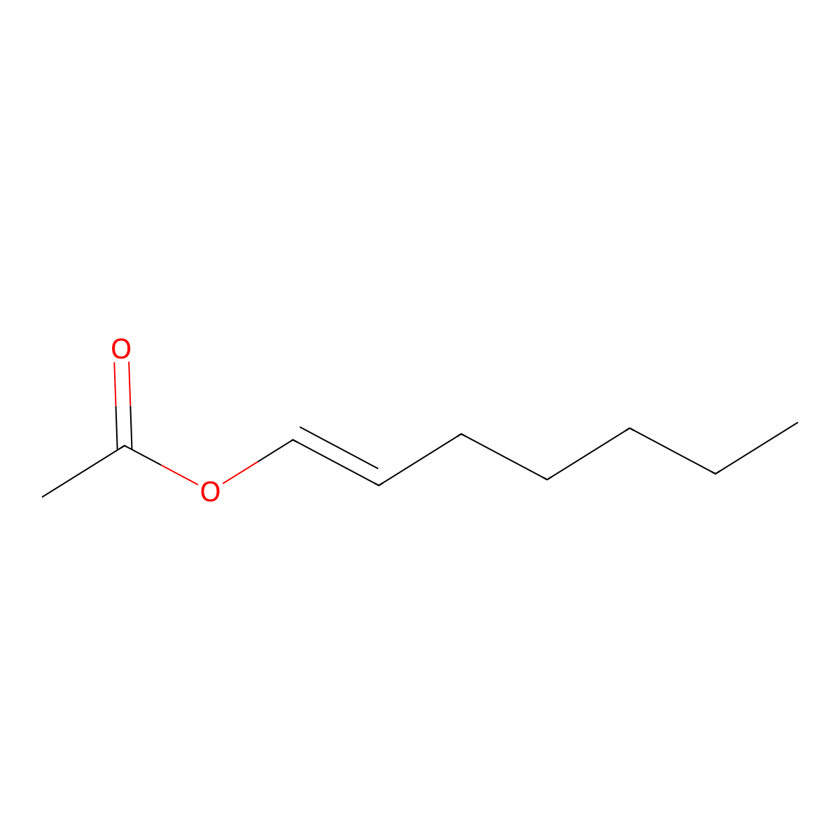 1-Heptenyl acetate molecular structure, CAS 35468-97-4