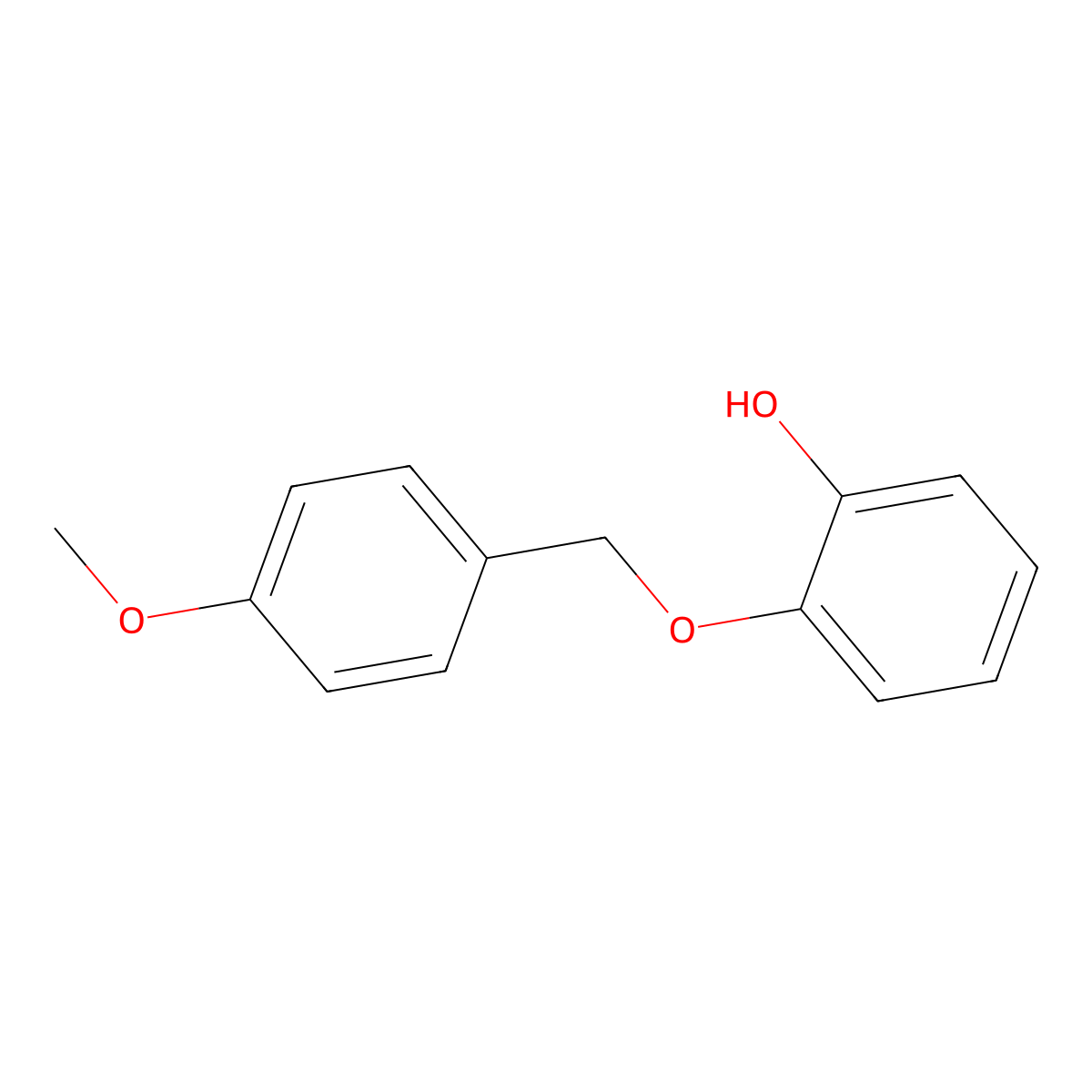 2-(4-Methoxyphenylmethoxy)phenol molecular structure, CAS 354761-96-9