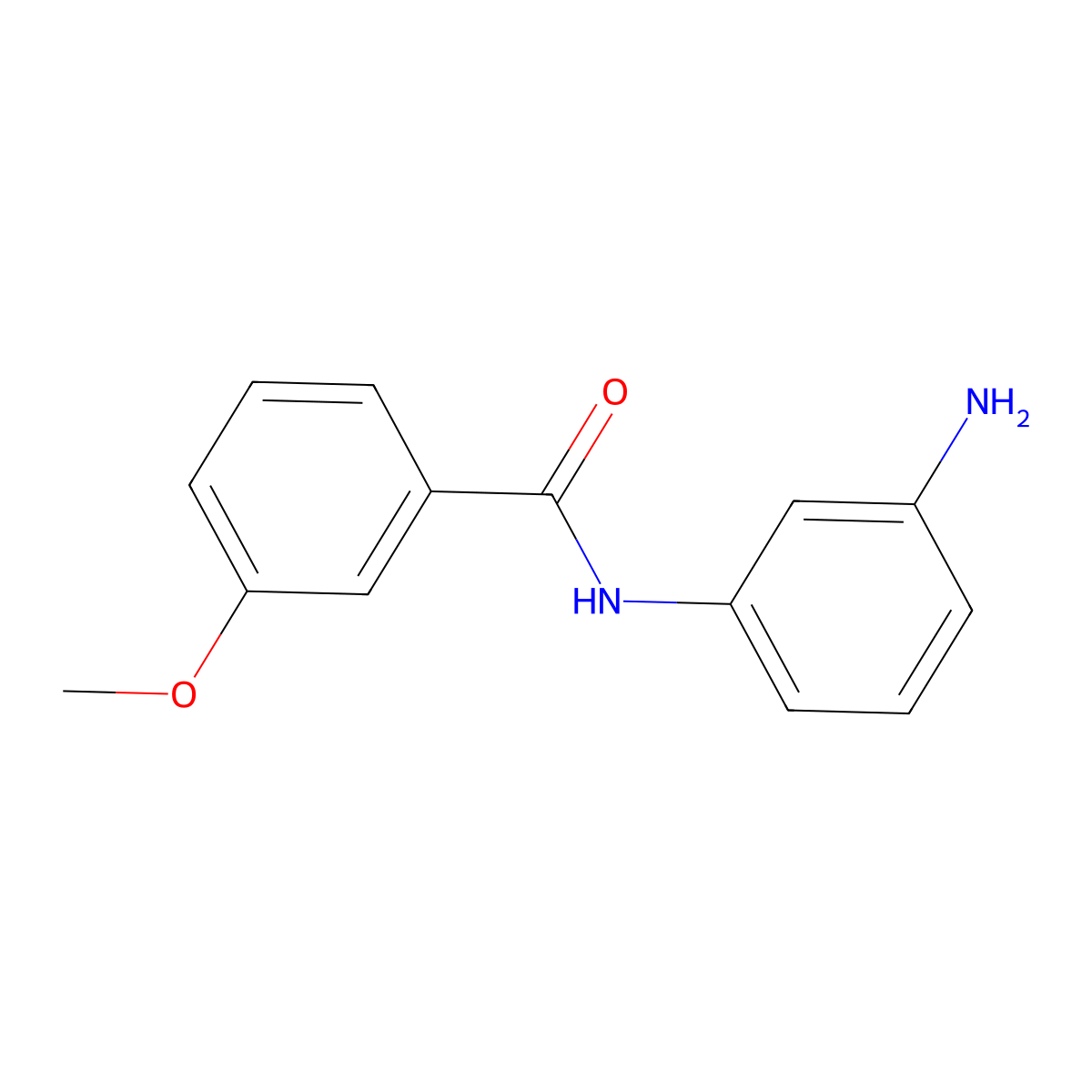N-(3-aminophenyl)-3-methoxybenzamide molecular structure, CAS 354764-68-4